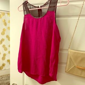 3/$25 Express Pink Satin Top